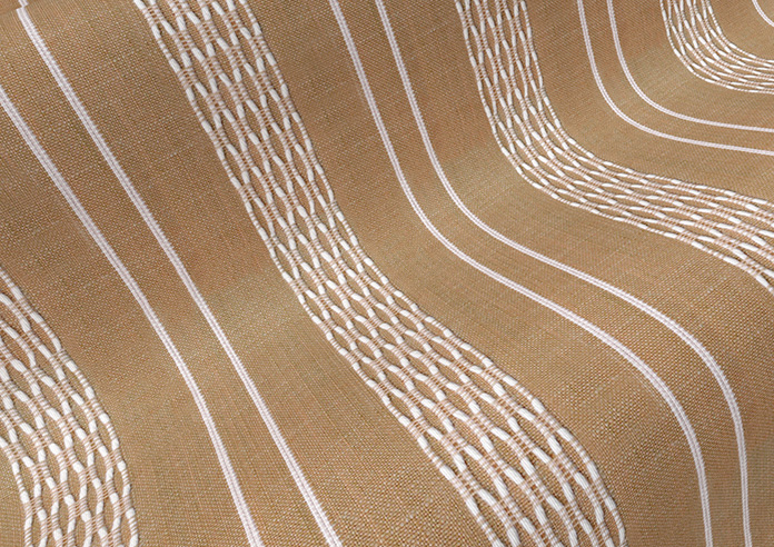 Form Striped, Sandy Tan - Roller Blind - Image 4